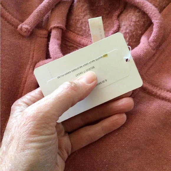 FP movement Believe it Rose lace up hoodie - Picture 4 of 5